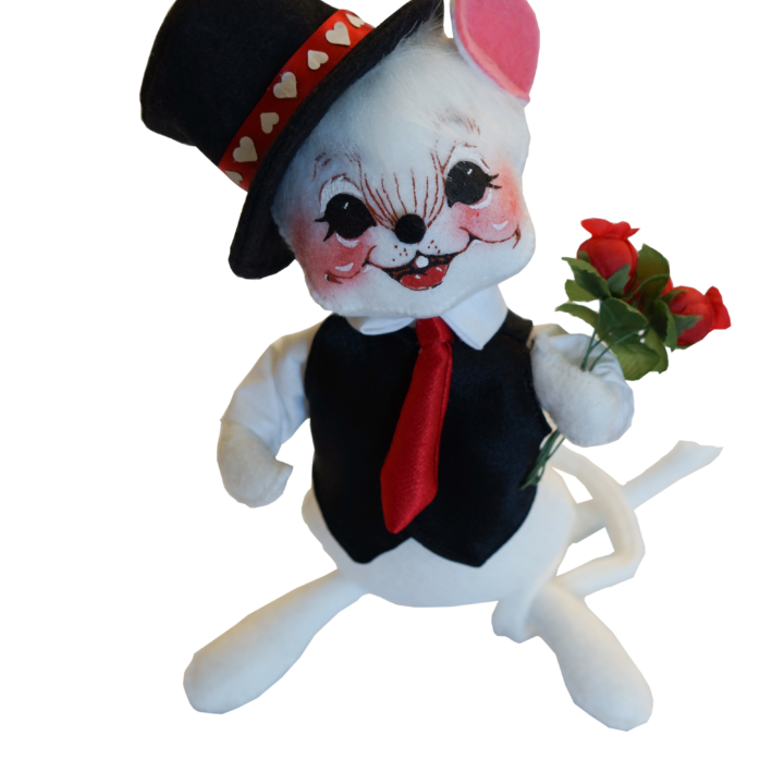 8" Valentine Boy Mouse