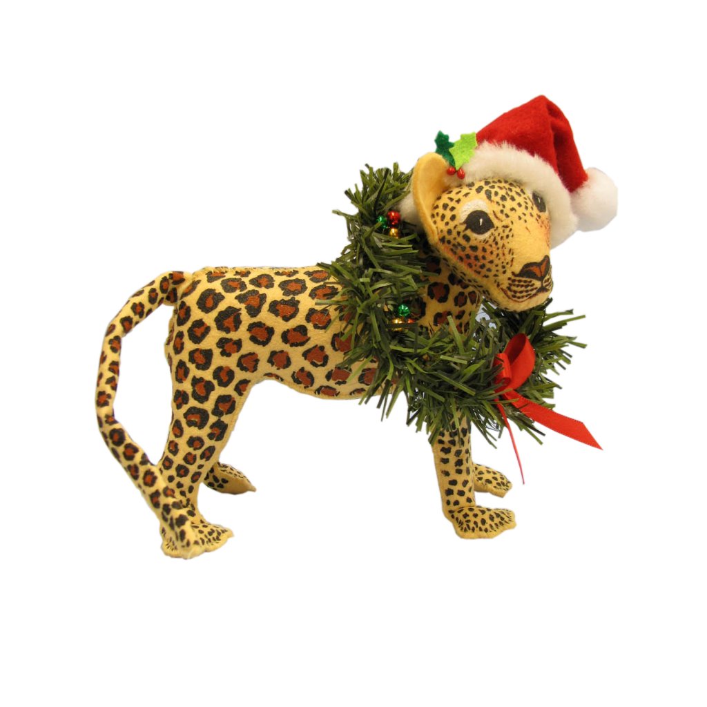 10" Yuletide Leopard