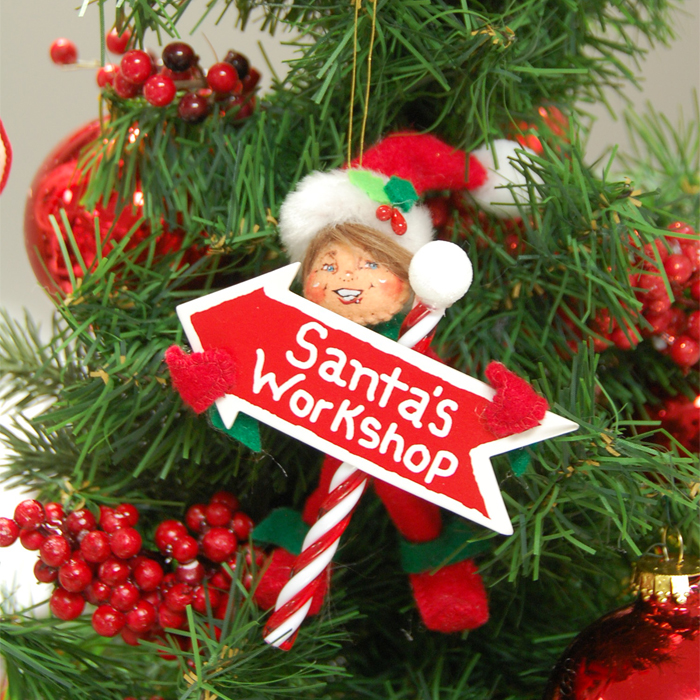 Workshop Elf ornament