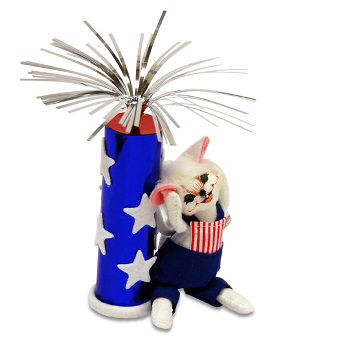 5 inch patriotic blast mouse