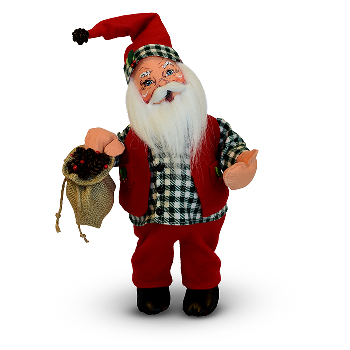 15 inch northwoods christmas santa