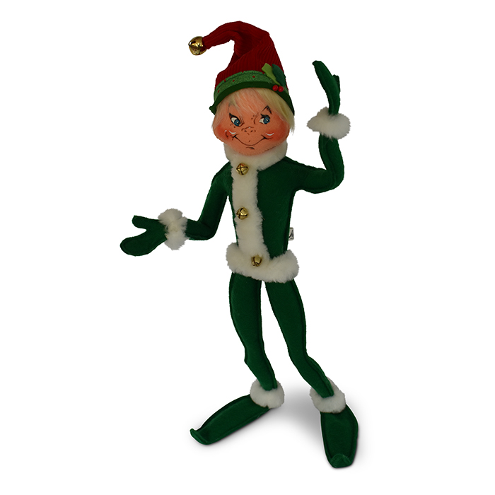 14 inch jinglebell elf green