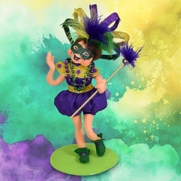 910024 9in Mardi Gras Carnival Exclusive