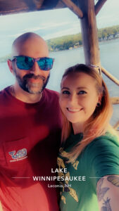 Todd and Shawnee at Lake Winnipesaukee