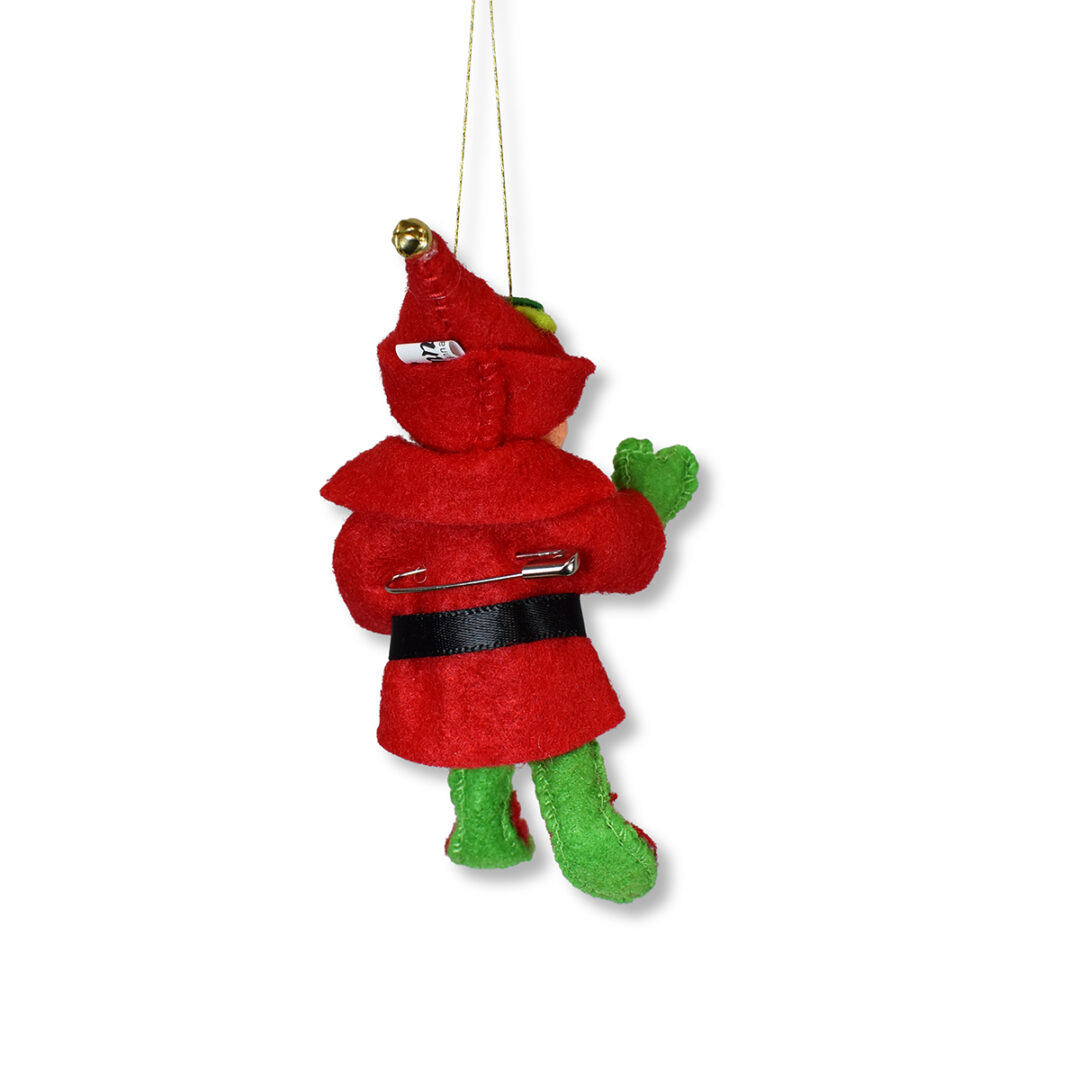 3in North Pole Pixie Ornament/Pin - Image 3